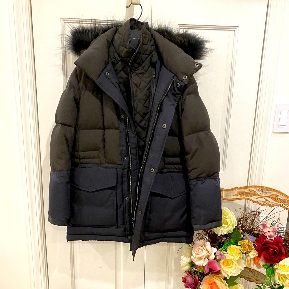 Customellow puffer jacket - below waist - M